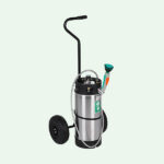 ClassicLine mobile Tank-Augendusche mit Edelstahltank auf Handwagen – Image 3