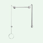 PremiumLine variable Körper-Notdusche für Über-Tür-Montage – Image 2